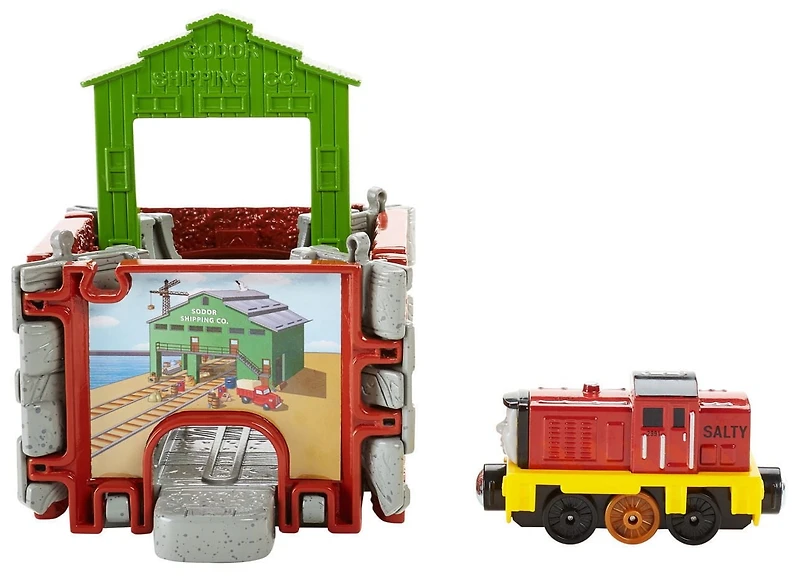 Thomas et ses amis Take-n-Play Coffret de Salty au port