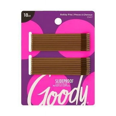 Goody Ouchless Bobby Pins - 3" Hair Pins - Secure Hold - 18 Ct, Goody Pins