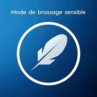 Brosse à dents électrique Oral-B Pro 300 Sensitive Clean Vitality avec (1) brossette, rechargeable, blanc Brosse à dents avec (1) brossette