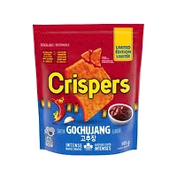 CRISPERS, Gochujang Crackers, Salty Snacks, Limited Edition, Baked In Canada, 145 g