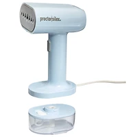 Proctor Silex® Compact 2-in-1 Garment Steamer and Iron, Handheld Travel Steamer, 1200 Watts, 120 ml Removable Tank, Blue, Model 11585