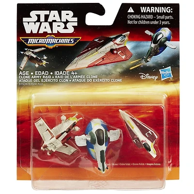 Star Wars Attack of The Clones Micro Machines 3-Pack Clone Army Raid
