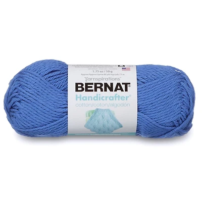 Bernat® Handicrafter® Yarn, Cotton #4 Medium, 1.75oz/50g, 80 Yards, Cotton 4 Medium Yarn