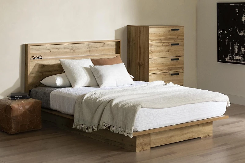 Lit plateforme avec tiroir de la collection Cavalleri South Shore