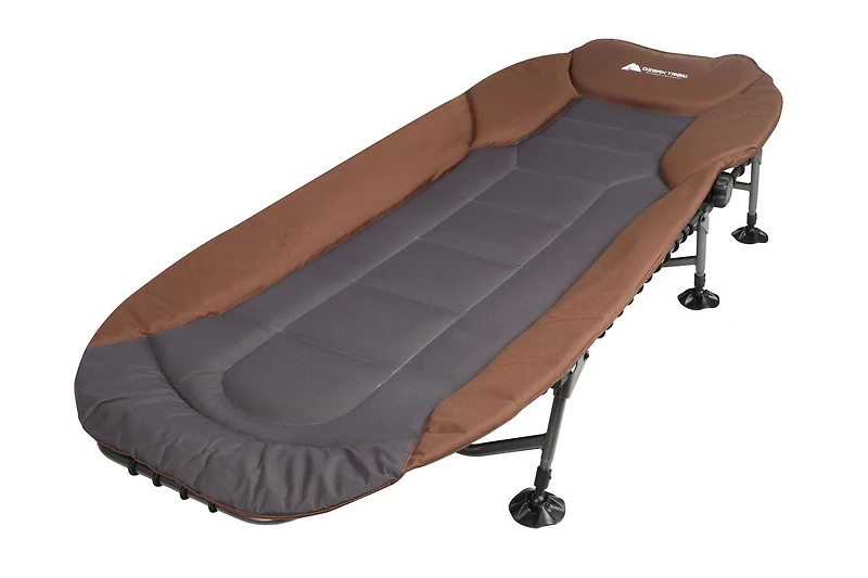 Ozark Trail Outdoor Adjustable Padded Camping Cot, Polyester