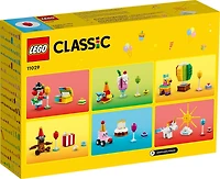 LEGO Classic Creative Party Box Bricks Set 11029, Family Games to Play Together, Includes 12 Mini-Build Toys: Teddy Bear, Clown, Unicorn, Fun for All ages 5 Plus