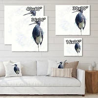Designart Oiseau Héron tricolore Art mural sur toile