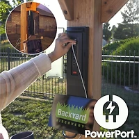 Backyard Discovery Gazebo à toit incliné Arcadia 20' x 9,5'