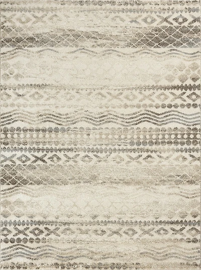 Tapis Ibiza de hometrends en crème 5 pi 3 po x 7 pi