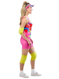 Costume Barbie en Patins à Roulettes Néon du Film Barbie pour Adultes par Rubies, pour Femmes