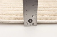 Tapis ECARPET Moderne pour Salle à Manger, Salon, Chambre Trona Ivoire