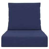 Ensemble de coussins de siège profond extérieur de qualité supérieure bleu marine 61 cm x 61 cm Better Homes & Gardens avec housse amovible, résistant aux intempéries et aux taches