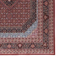 Tapis d'appoint Emerald Duluth gris & bleu de 2 pi 2 po x 3 pi 2 po