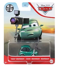 Disney and Pixar Cars Die-Cast "Dash" Boardman, 1:55 scale Fan Favorite Character Vehicles for Racing and Storytelling Fun, Gift for Kids Ages 3 Years and Older