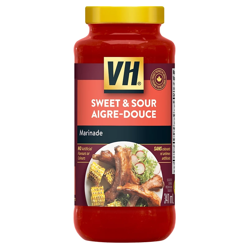 VH Gluten Free Sweet and Sour Marinade Sauce, 341 mL