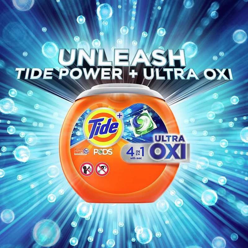 Tide PODS Ultra Oxi Laundry Detergent Pacs