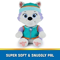 PAW Patrol, Bedtime Plush Everest, Animal en peluche de 25,4 cm avec tenue réversible, jouets pour les garçons et les filles à partir de 3 ans