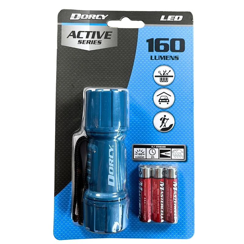 Lampe de poche Dorcy Series Active, 160 lumens Lampe de poche LED