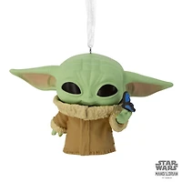 Décoration Hallmark de Noël, Grogu et papillon, La Guerre des étoiles : Le Mandalorien, Funko POP!