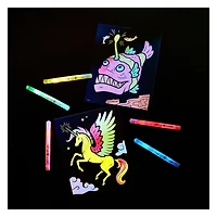 Crayola Glow Fusion Marker Colouring Set - Mythical Creatures