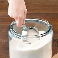 Pot Montana de 2 gallons avec couvercle en noir d'Anchor Hocking
