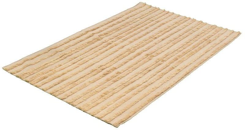 ECARPETGALLERY 4'9" x 7'10" Carved Cambridge Hand Made Area Rug for Living Room, Dining Room and Bedroom in Ivory