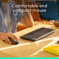 Logitech MK295 Silent Wireless Keyboard and Mouse Combo - Graphite, MK295