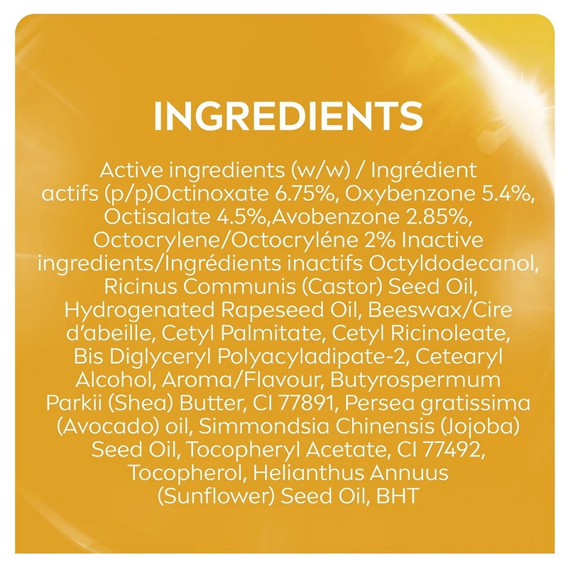 NIVEA Baume à lèvres Soleil 24H d'hydratation avec FPS 30 , Paquet Duo 2x4,8g