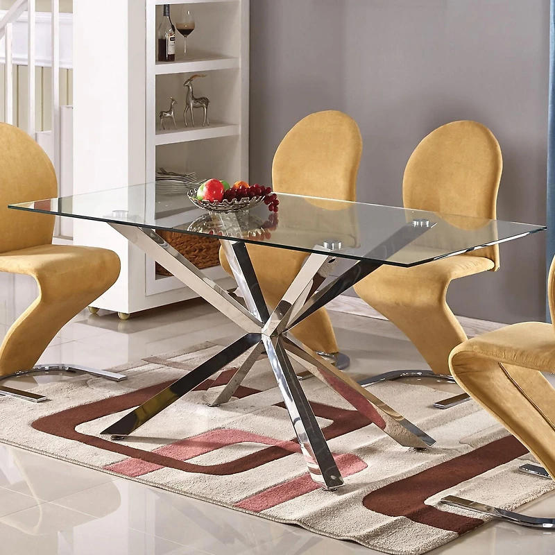 Table à Manger Lorenzo Canadienne Argent 80