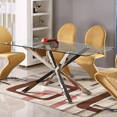 Table à Manger Lorenzo Canadienne Argent 80