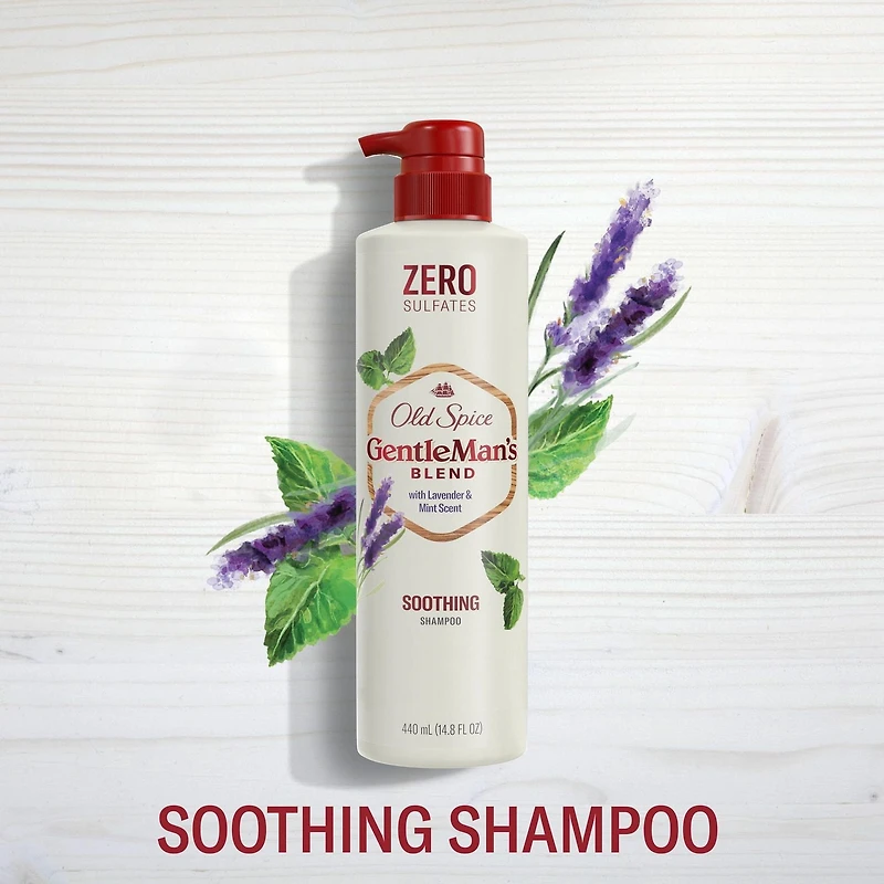 Old Spice Gentleman’s Blend Soothing Men's Shampoo with Lavender & Mint Scent