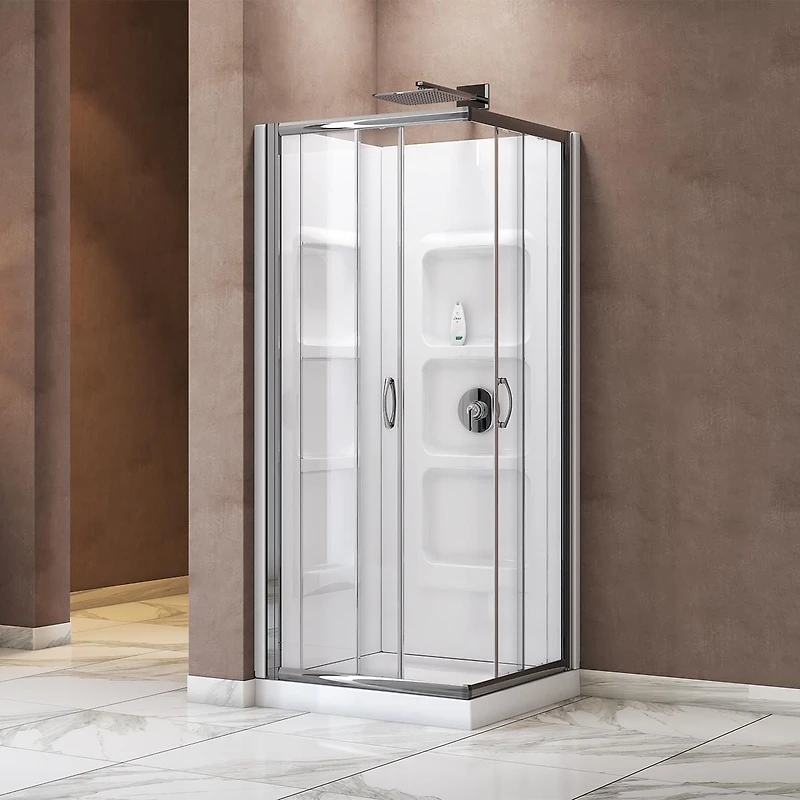 A&E Bath and Shower DANNY-36-CHR-K Shower Kit