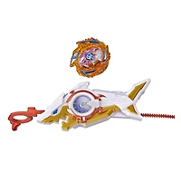 Beyblade Burst Surge Speedstorm, Set force Rip Fire, Toupie de combat lumineuse, lanceur rotation droite/gauche et jauge de puissance, dès 8 ans