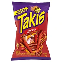 Croustilles de tortilla roulées TAKISᴹᴰ Hors-la-loi, saveur BBQ épicé 280g