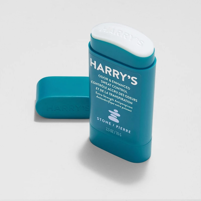 Antisudorifique pour hommes en bâton extra puissant avec protection accrue contre les odeurs et la sueur Harry’s, parfum Pierre – 70 g
