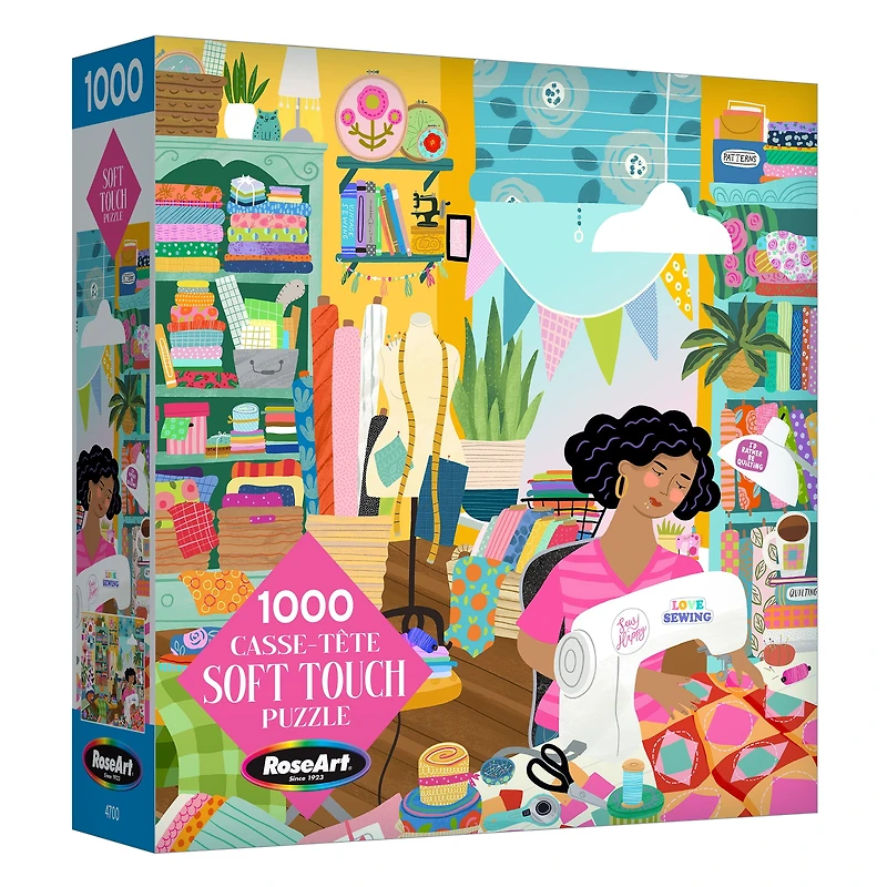 RoseArt - Soft Touch 1000 pièces - Salle de couture- Puzzle emboîtable pour adulte