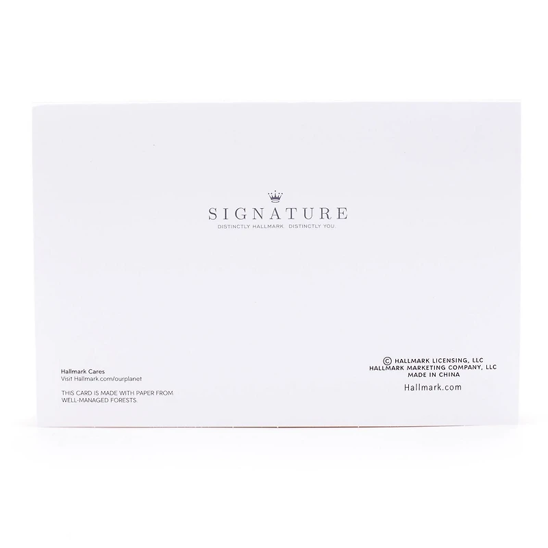 Carte de Noël Hallmark Signature (train de Noël)