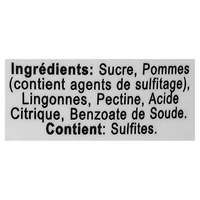 Confiture de lingonne et de pommes Purity 250 ml