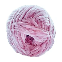 Mainstays Chenille Yarn, Quiet Pink, 100% Polyester, 10.5 Oz, 315 Yards
