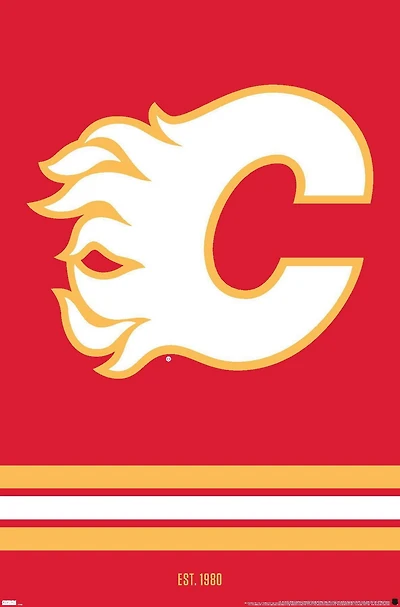 Flames de Calgary de la LNH - Logo 21