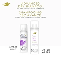 Dove Advanced Dry Shampoo Refresh & Revive Flat Hair Without Water Volume & Fullness Without Water for 2 Days of Freshness & Bounce 32g, 32 g Dry Shampoo