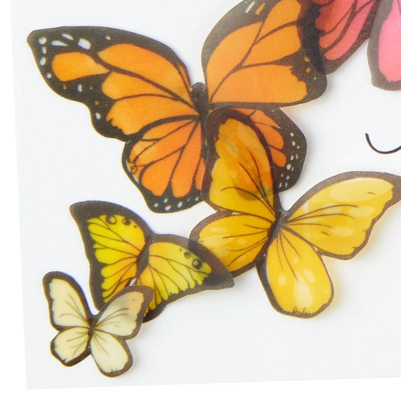 Hallmark Signature Birthday Card for Sister (Butterflies)