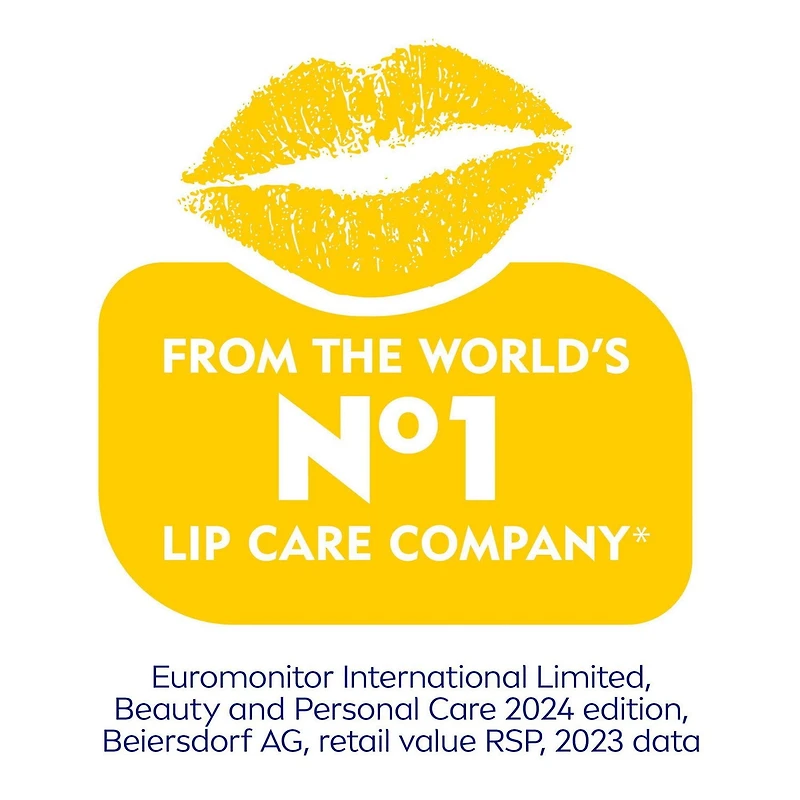 NIVEA Baume à lèvres Soleil 24H d'hydratation avec FPS 30, Paquet Duo 2 x 4.8g