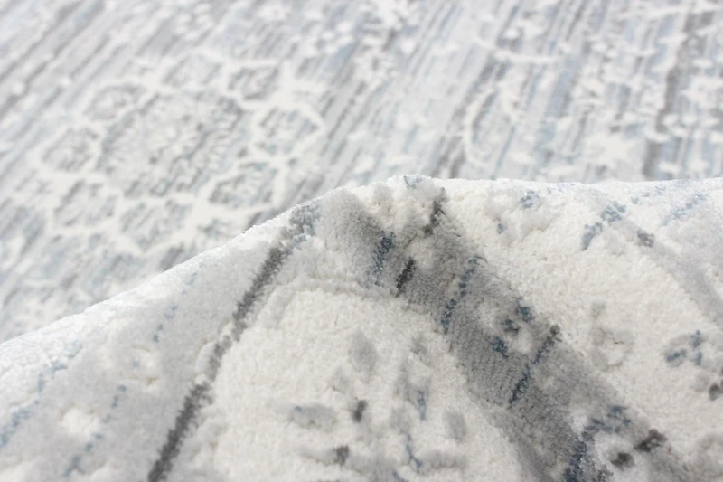 ECARPET Layla Cream, Grey Rug