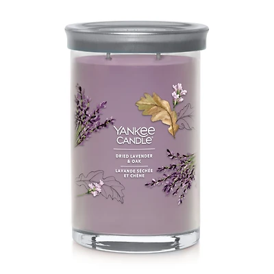 Bougie parfumée Yankee Candle Signature, bougie en pot format grand 2 mèches