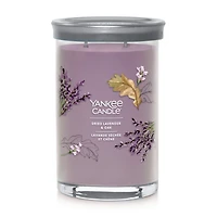 Bougie parfumée Yankee Candle Signature, bougie en pot format grand 2 mèches
