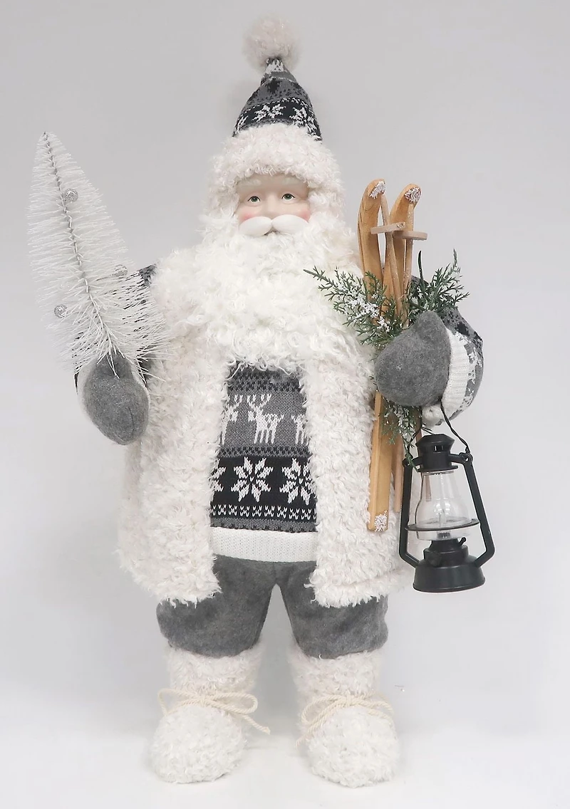 PERE NOEL DE 55,9 CM-GRAY PERE NOEL DE 55,9CM