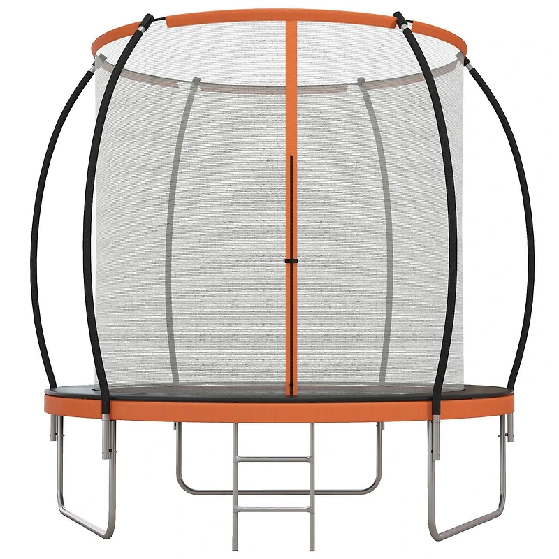 Soozier 10ft Trampoline Outdoor with Enclosure Net and Ladder