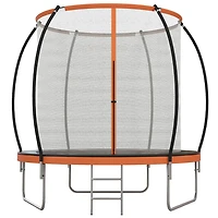 Soozier 10ft Trampoline Outdoor with Enclosure Net and Ladder