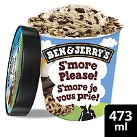 Crème Glacée Ben & Jerry's S'more Je Vous Prie! 473 mL